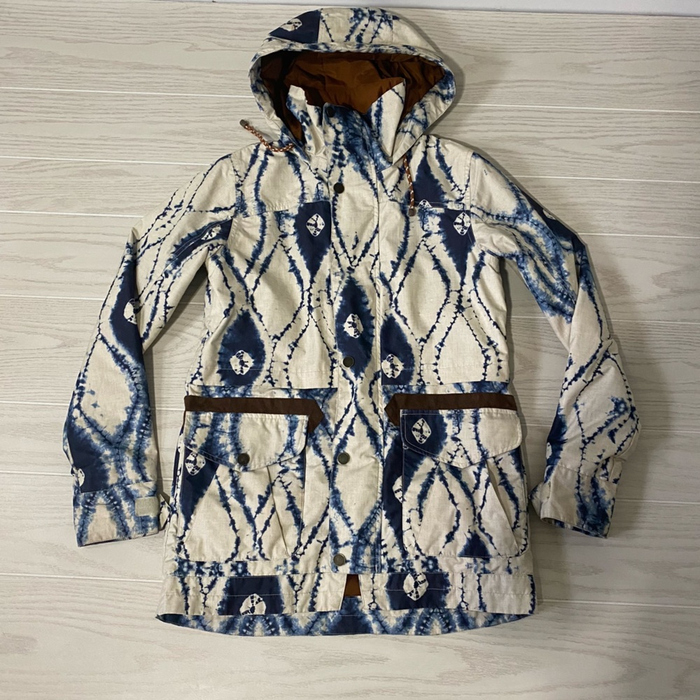 Burton Fermont womens tie dye snowboard jacket